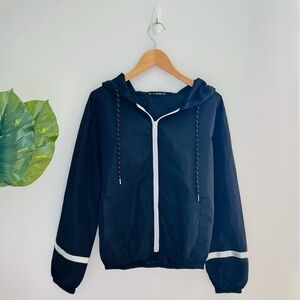 ZAFUL | Black Windbreaker Size Medium